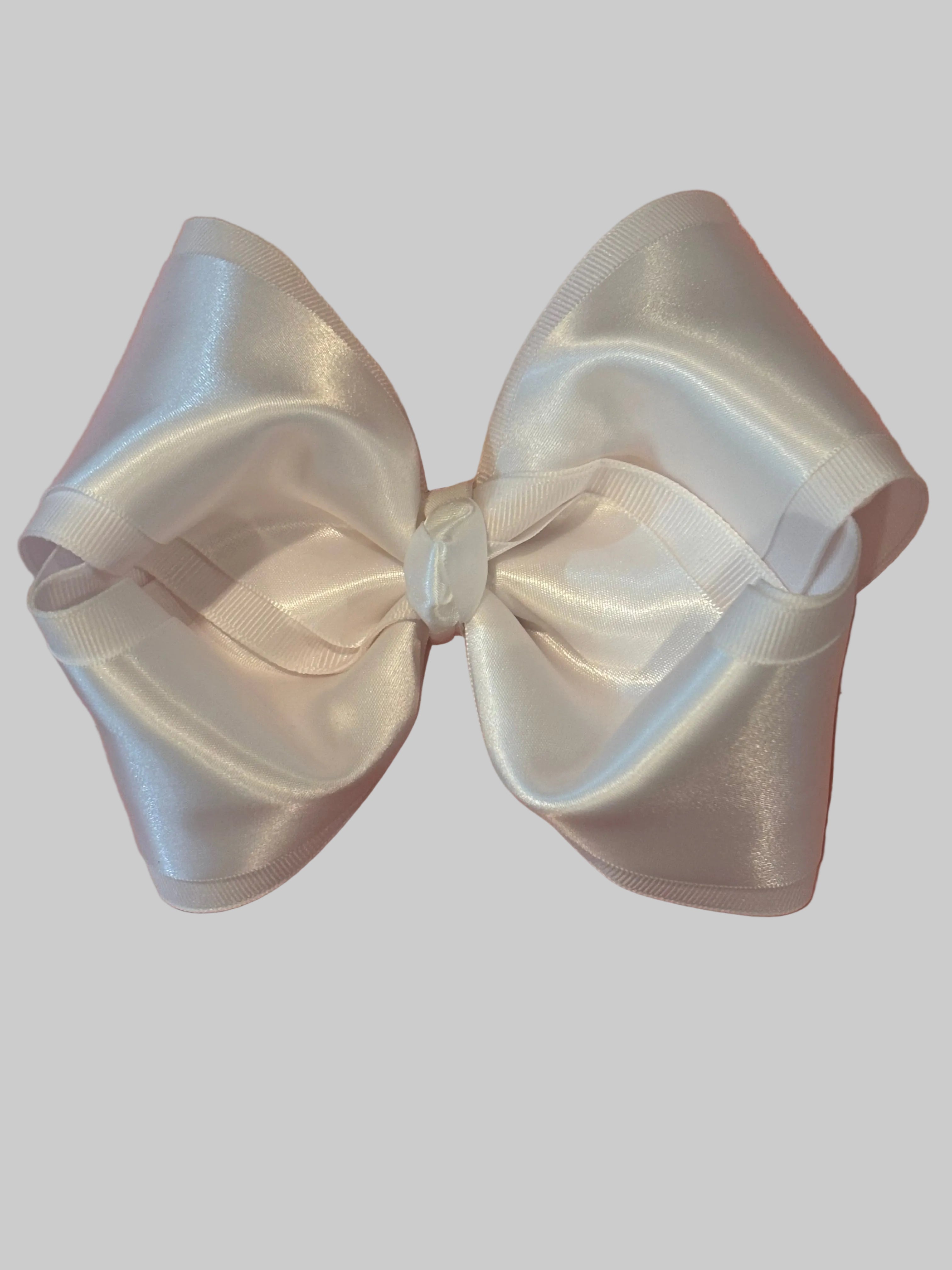 White Silk Bow