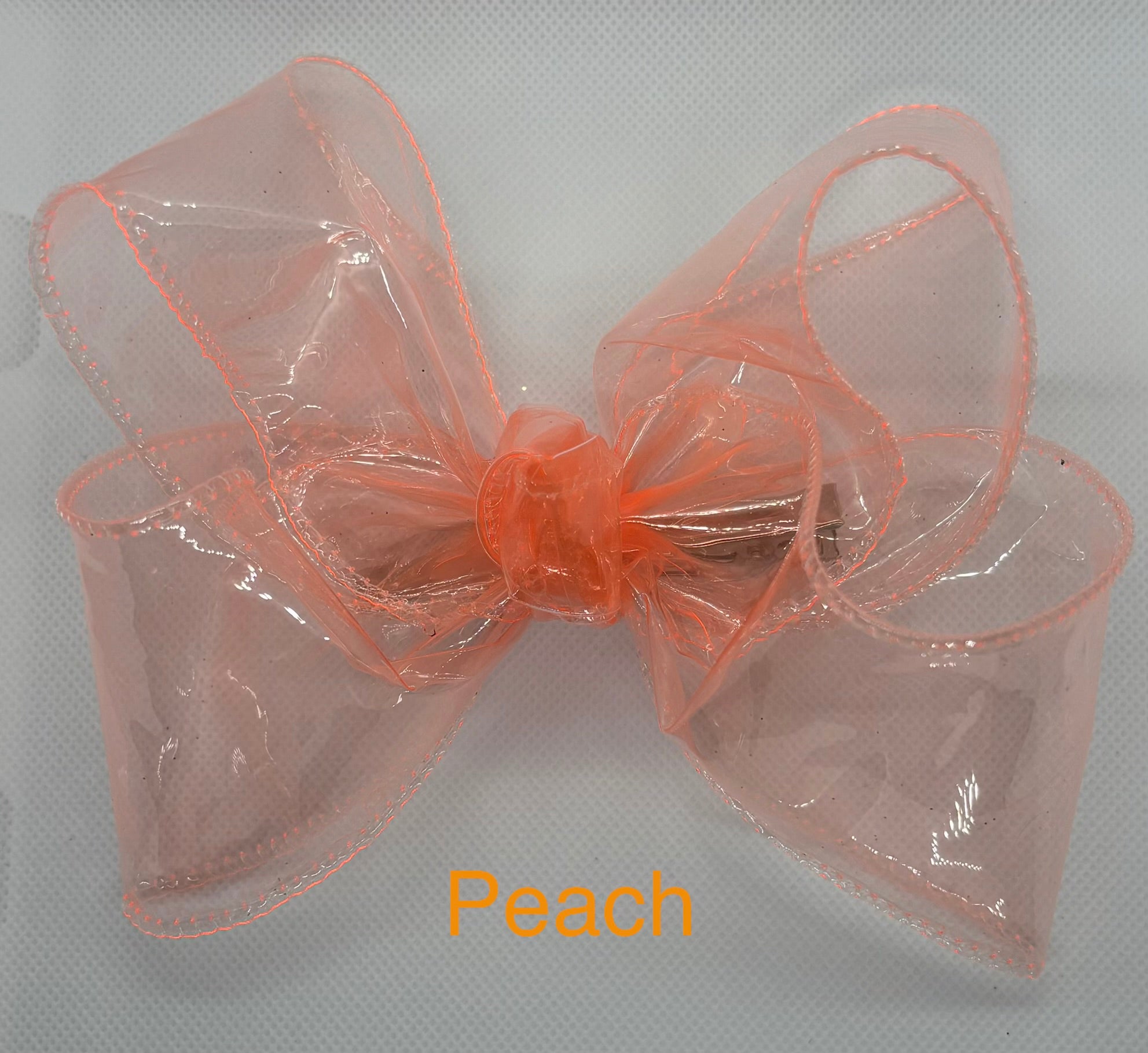 Peach Swim Bow