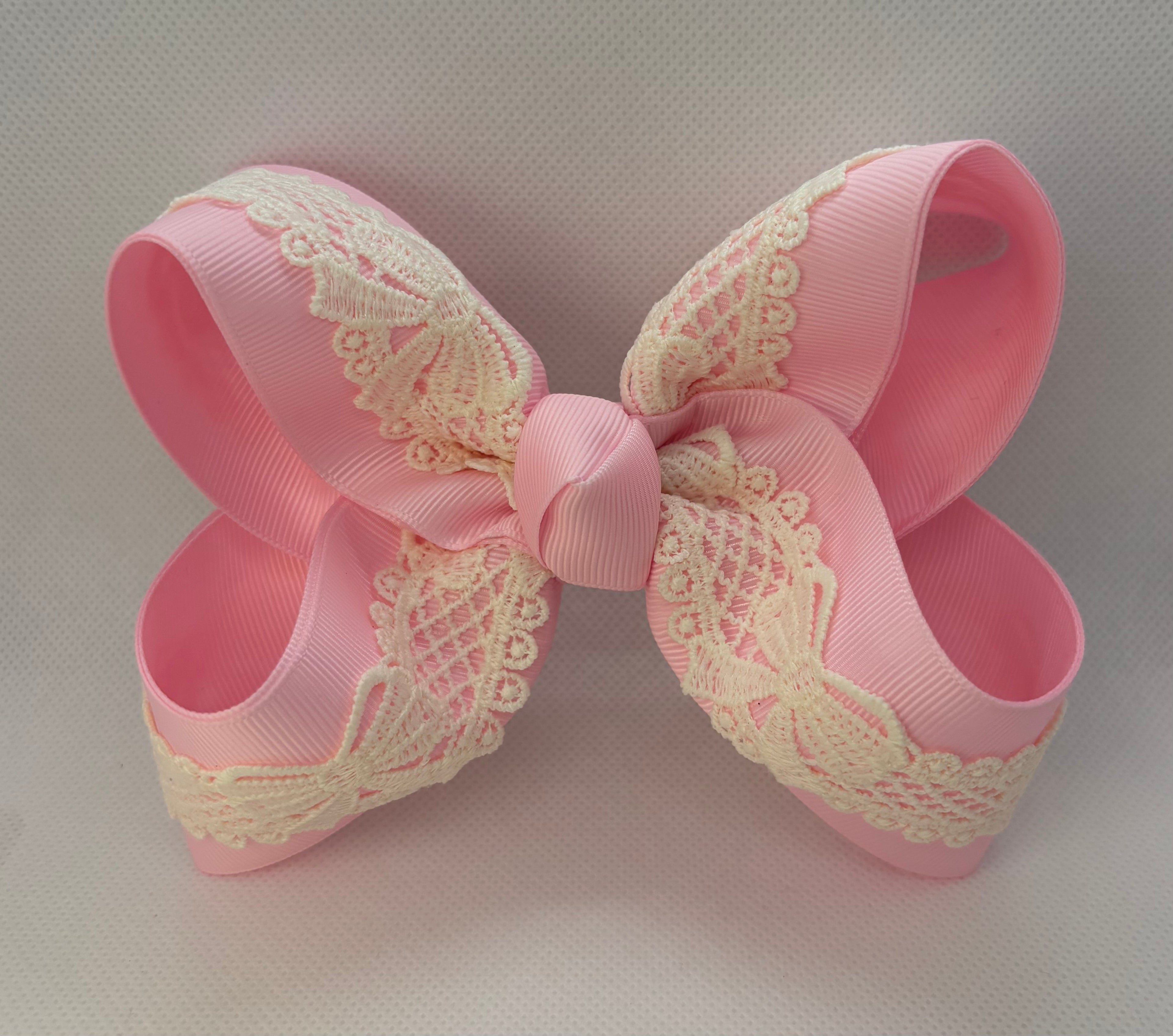Pink Bow Lace Bow
